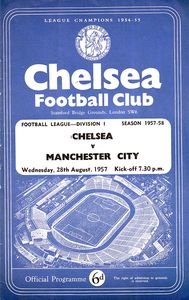 Chelsea v Manchester City 1957/58