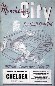 Manchester City v Chelsea 1954/55