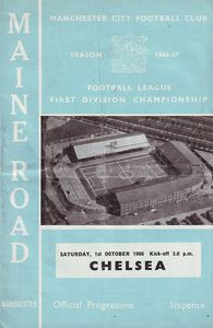 Manchester City v Chelsea 1966/67