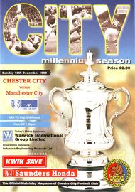 Chester v Manchester City FA Cup 3rd Round 1999/2000