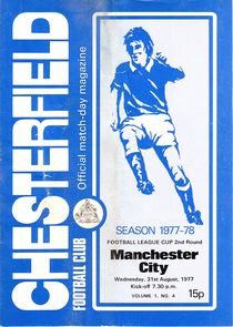 Chesterfield v Manchester City League Cup 2nd Round 1977/78