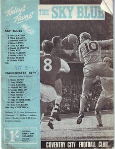 Coventry v Manchester City 1967/68