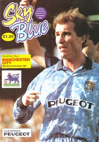 Coventry City v Manchester City 1992/93