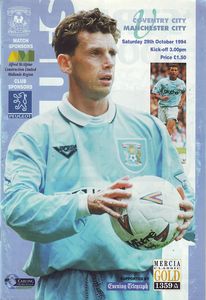 Coventry v Manchester City 1994/95