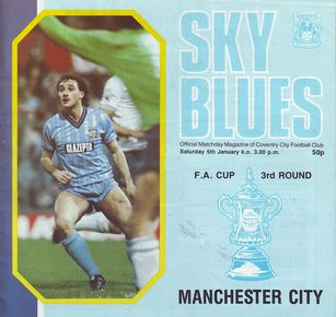 Coventry City v Manchester City FA Cup 3rd Round 1984/85