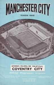 Manchester City v Coventry City 1964/65