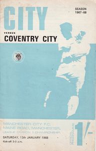 Manchester City v Coventry 1967/68