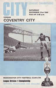 Manchester City v Coventry 1968/69