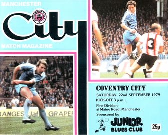 Manchester City v Coventry City 1979/80