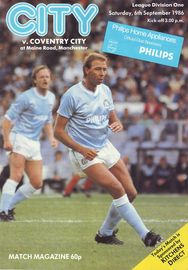 Manchester City v Coventry City 1986/87