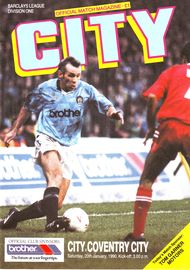 Manchester City v Coventry City 1989/90