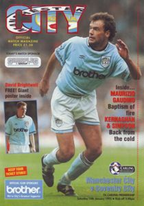 Manchester City v Coventry City 1994/95