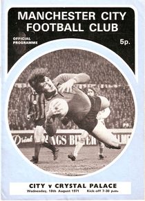 Manchester City v Crystal Palace 1971/72