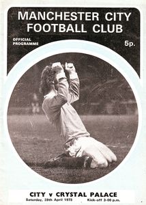 Manchester City v Crystal Palace 1972/73