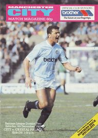 Manchester City v Crystal Palace 1987/88