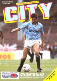 Manchester City v Crystal Palace 1989/90