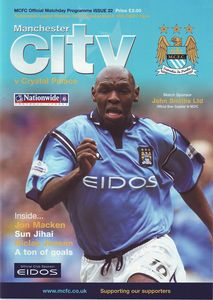 Manchester City v Crystal Palace 2001/02