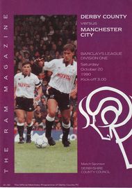 Derby County v Manchester City 1990/91