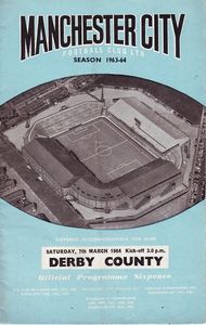 Manchester City v Derby County 1963/64