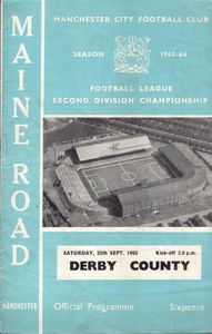 Manchester City v Derby County 1965/66