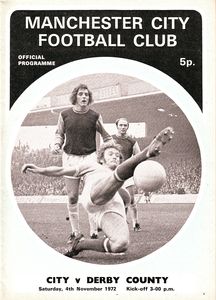 Manchester City v Derby County 1972/73