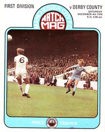 Manchester City v Derby County 1976/77