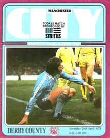 Manchester City v Derby County 1977/78