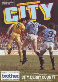 Manchester City v Derby County 1989/90