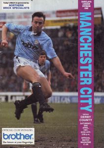 Manchester City v Derby County 1990/91