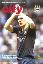 Manchester City v Dynamo Kiev Europa League Round of 16 2nd Leg 2010/11