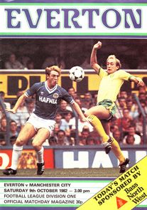 Everton v Manchester City 1982/83