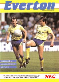 Everton v Manchester City 1986/87