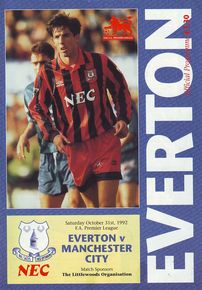 Everton v Manchester City 1992/93