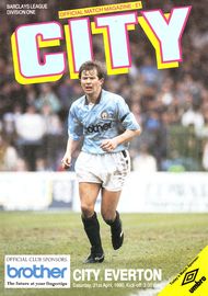 Manchester City v Everton 1989/90
