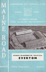 Manchester City v Everton 1966/67