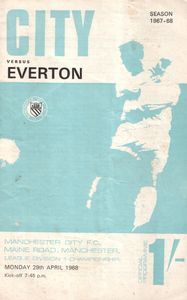 Manchester City v Everton 1967/68