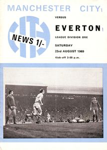 Manchester City v Everton 1969/70