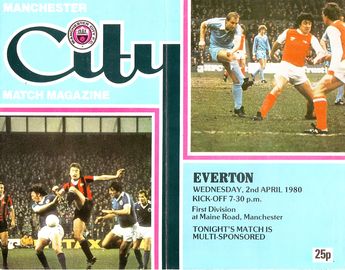 Manchester City v Everton 1979/80
