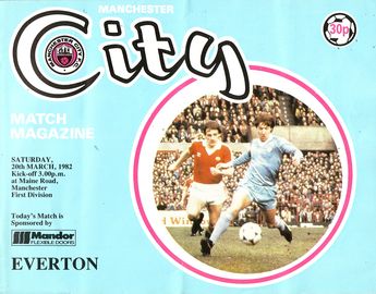 Manchester City v Everton 1981/82
