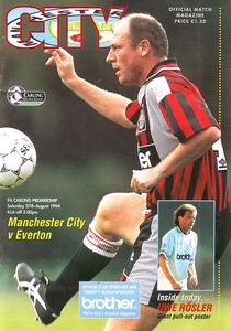 Manchester City v Everton 1994/95