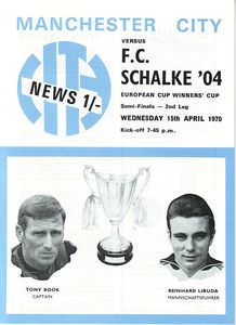 Manchester City v Schalke 04 European Cup Winners Cup Semi-final 2nd leg 1969/70