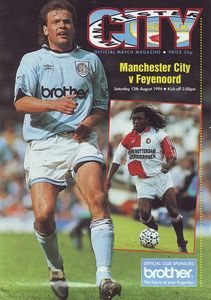 Manchester City v Feyenoord Friendly 1994/95