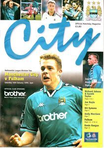 Manchester City v Fulham 1998/99