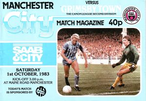 Manchester City v Grimsby Town 1983/84
