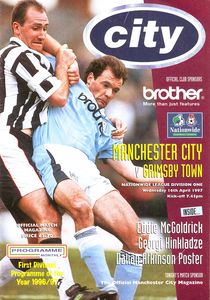 Manchester City v Grimsby Town 1996/97