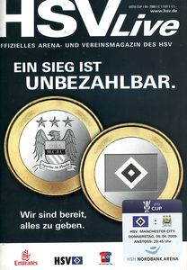Hamburg v Manchester City UEFA Cup Quarter Final 1st Leg 2008 to 09