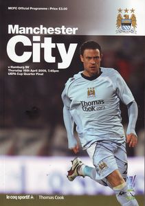 Manchester City v Hamburg UEFA Cup quarter final 2nd leg 2008/09