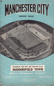 Manchester City v Huddersfield Town 1963/64