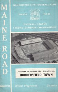 Manchester City v Huddersfield Town 1965/66