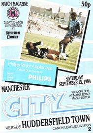 Manchester City v Huddersfield Town 1984/85
